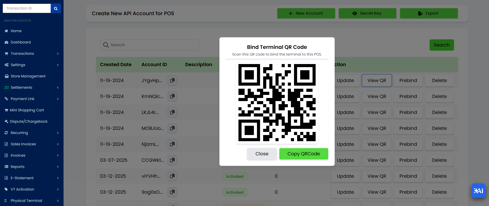 Bind QR Code